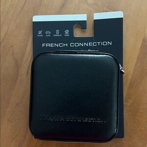 French Connection Sleek Black Jewelry Case - NWT